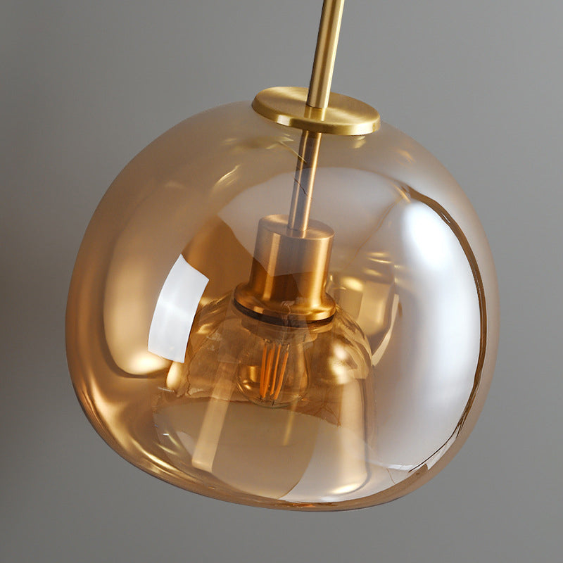 Sanna moderne ronde LED-plafondlamp goud/zwart metaal/glas slaapkamer/eetkamer/woonkamer