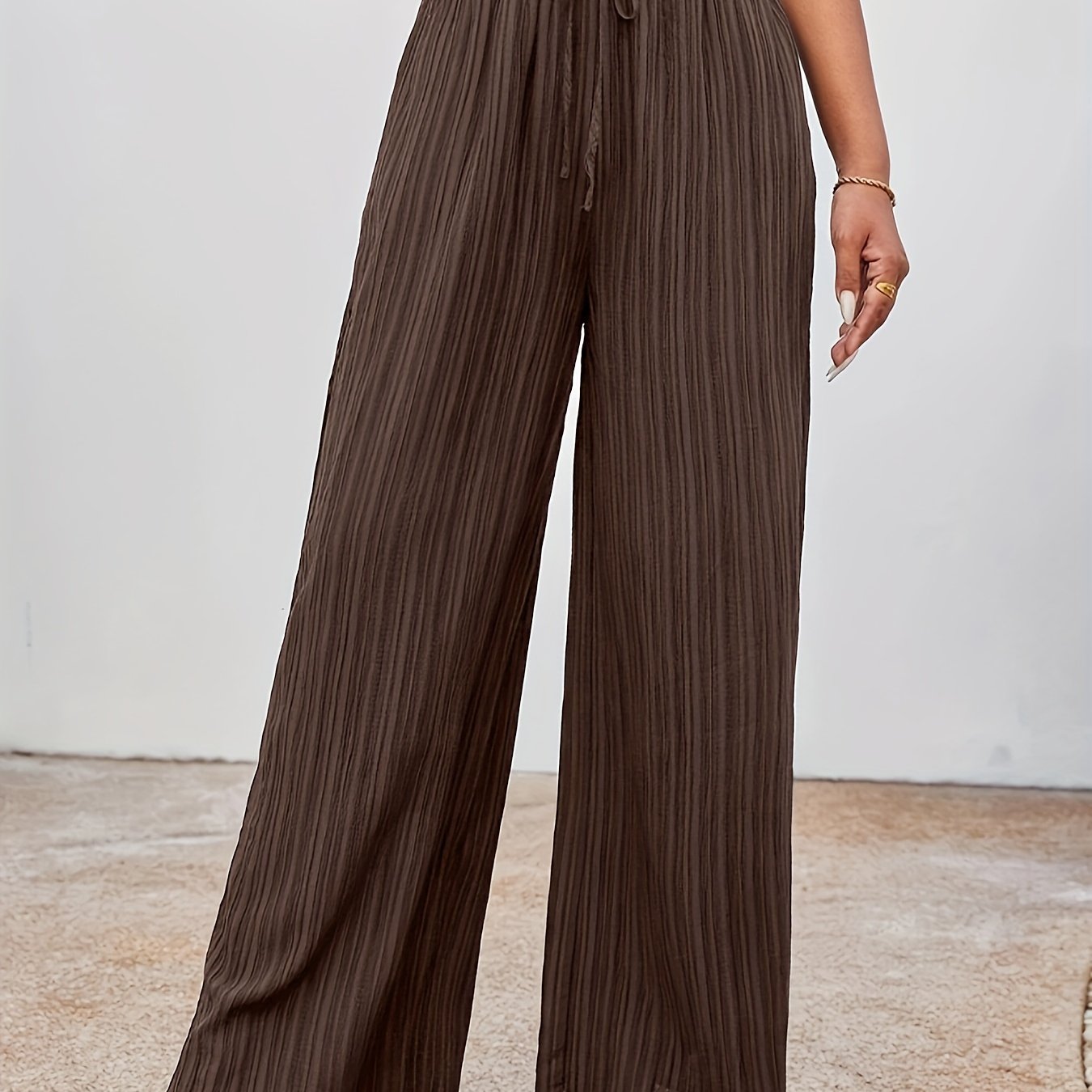 Lotte | Wide-leg summer trousers in solid color