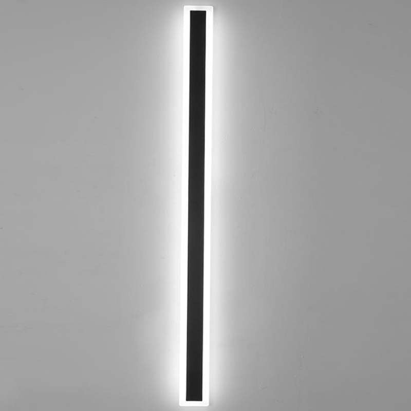 Ameran – Modern LED Outdoor Wall Light Black Metal For Garden Balcony