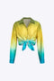 Sorcha - Stijlvolle Ombre Touch Dames Langemouwen Shirt
