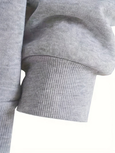 Nina | Effen kleur dames hoodie met fleece voering