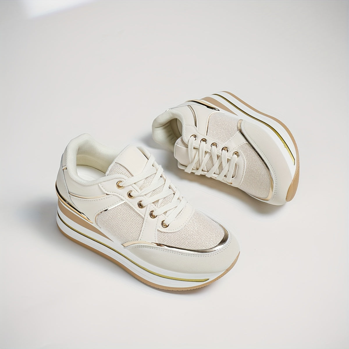 Lotte | Comfortable low wedge sneakers