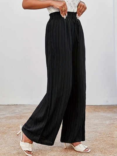 Lotte | Wide-leg summer trousers in solid color