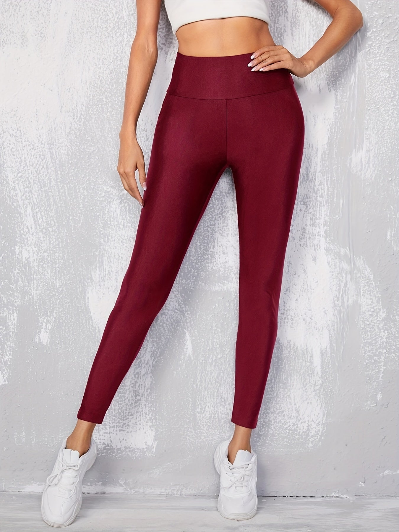 Nina | Stijlvolle zwarte legging met hoge taille