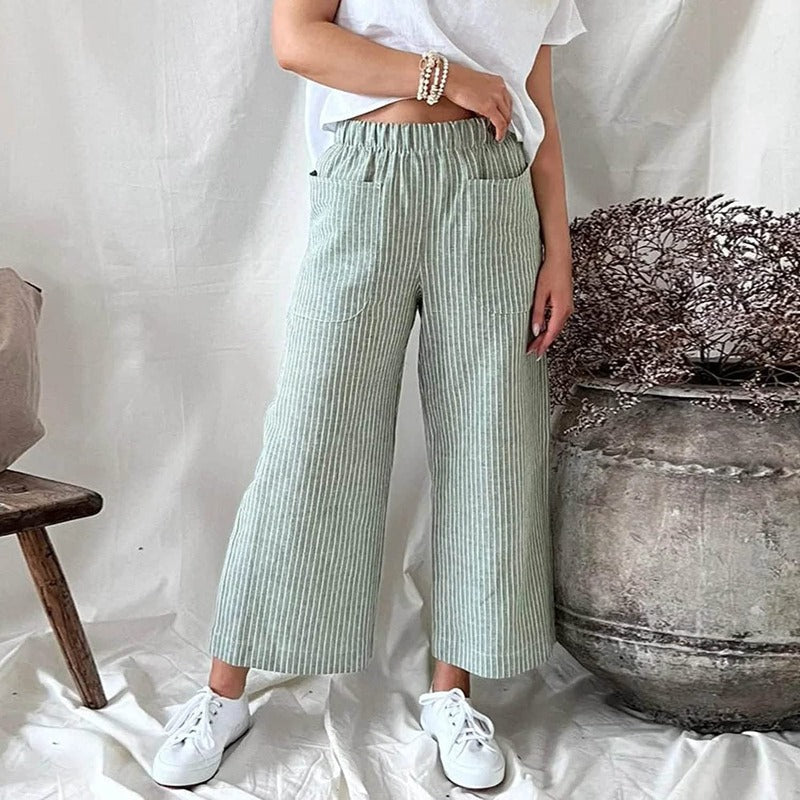 ELLA - Linen trousers