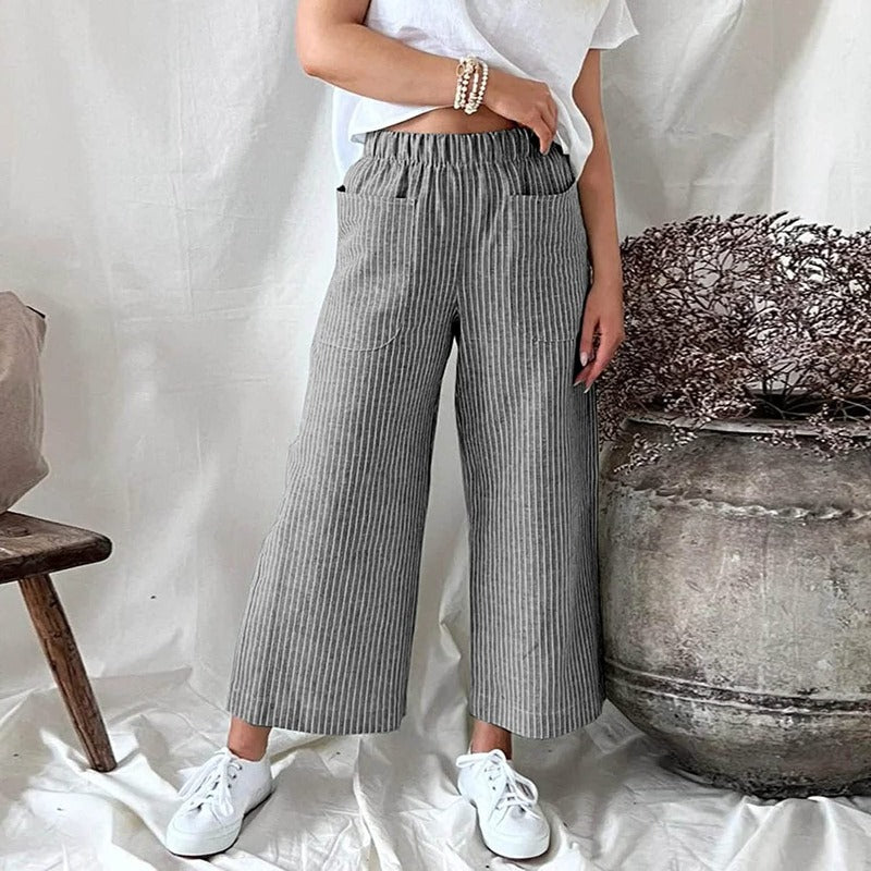 ELLA - Linen trousers