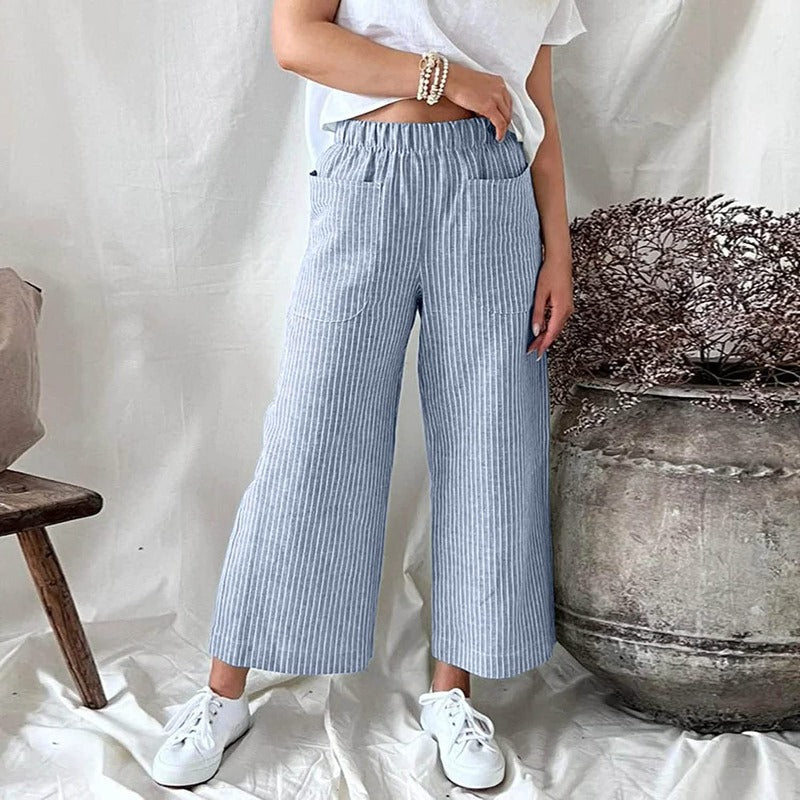 ELLA - Linen trousers