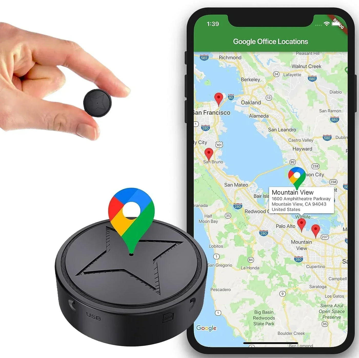 MiniTrack - Krachtige magnetische GPS-tracker