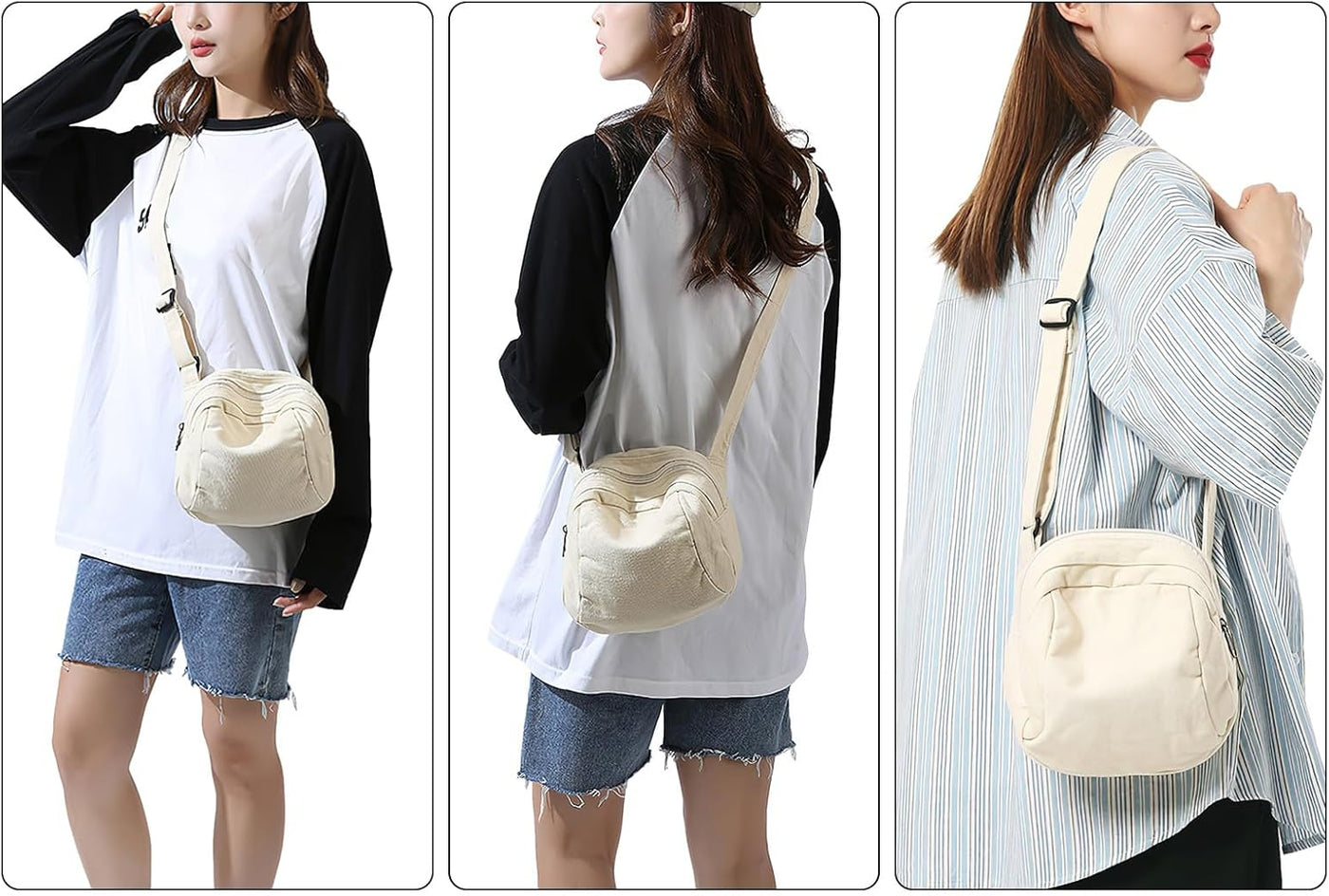 JourneyWay - Vintage Canvas Schouder Slingtas