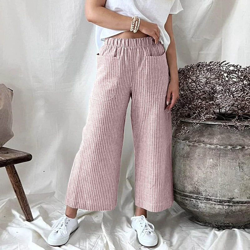 ELLA - Linen trousers
