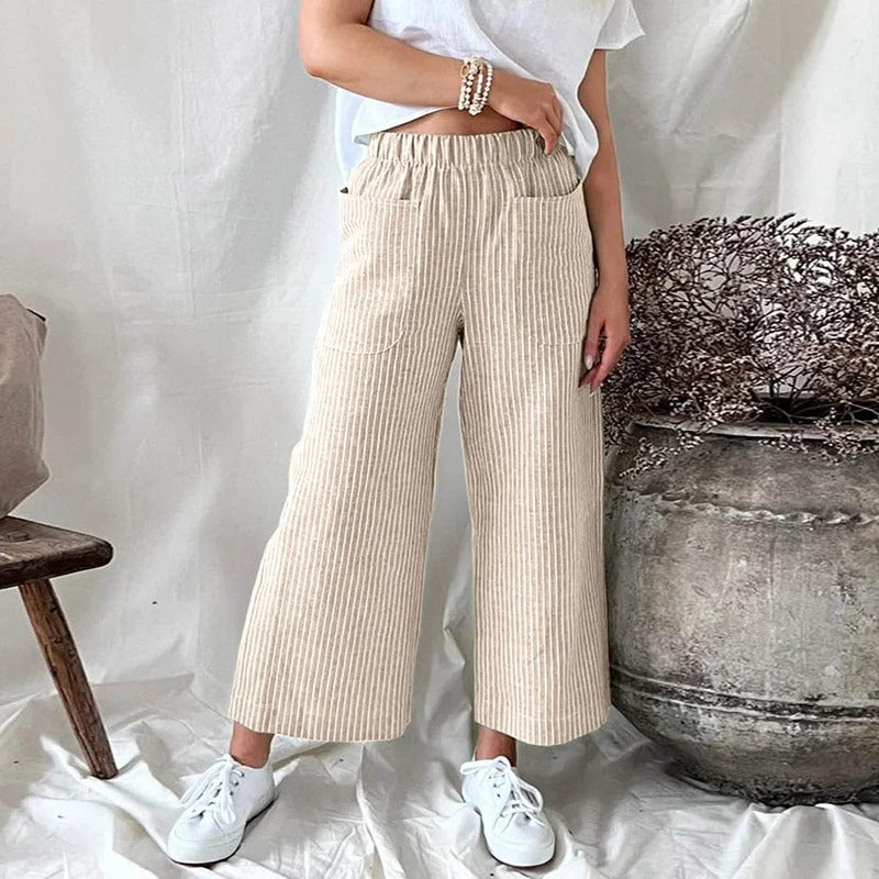 ELLA - Linen trousers