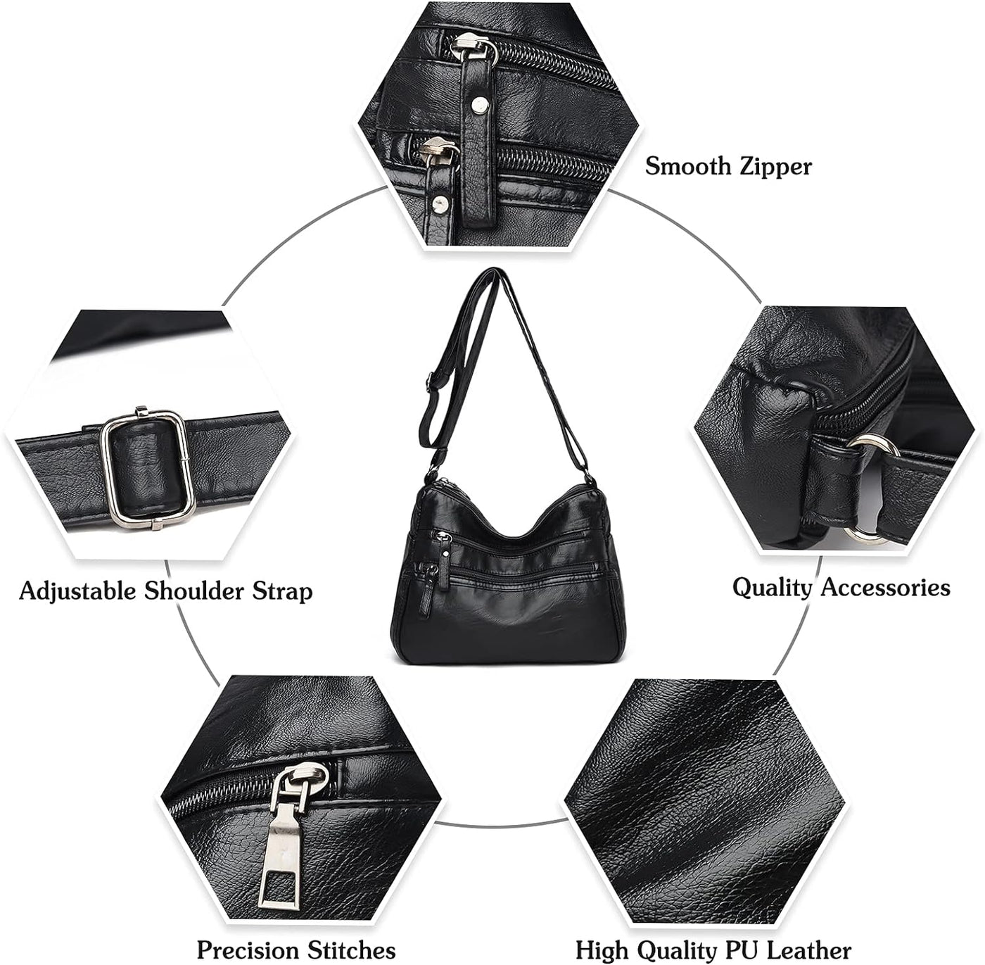 TidyLock - Diefstalbestendige Schouder Organizer Tas