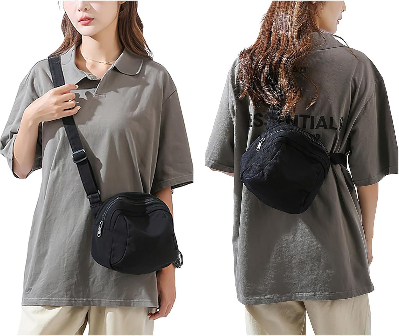JourneyWay - Vintage Canvas Schouder Slingtas