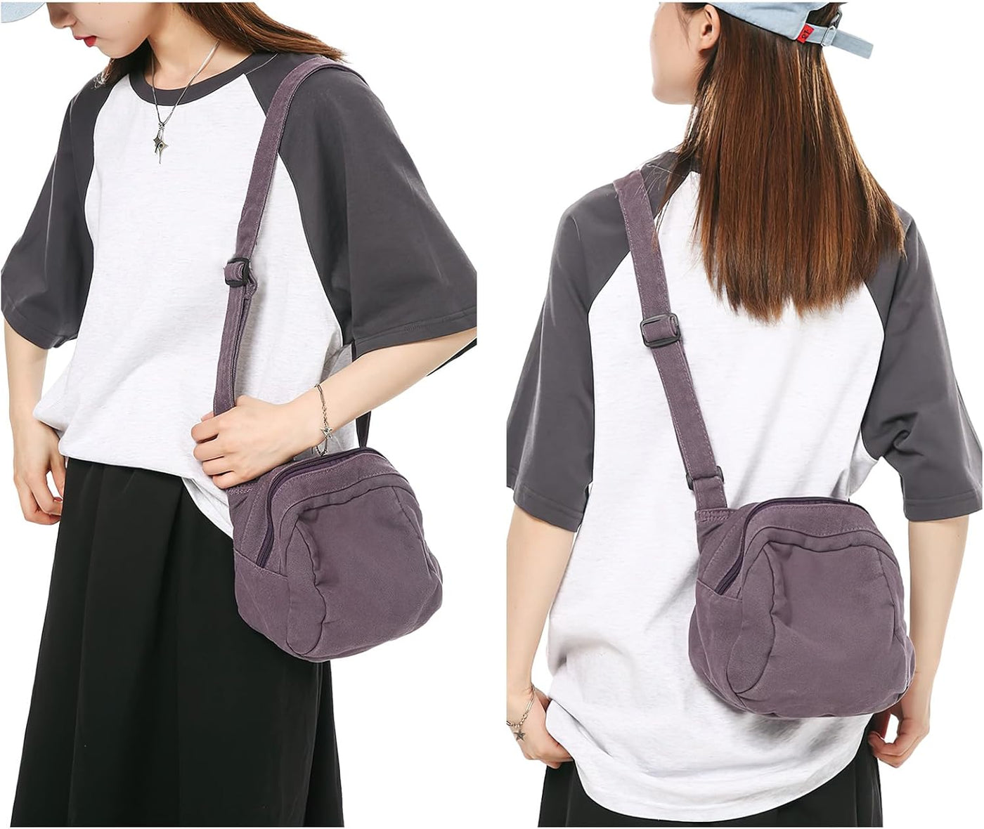 JourneyWay - Vintage Canvas Schouder Slingtas