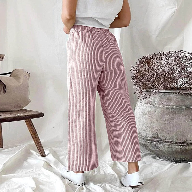ELLA - Linen trousers