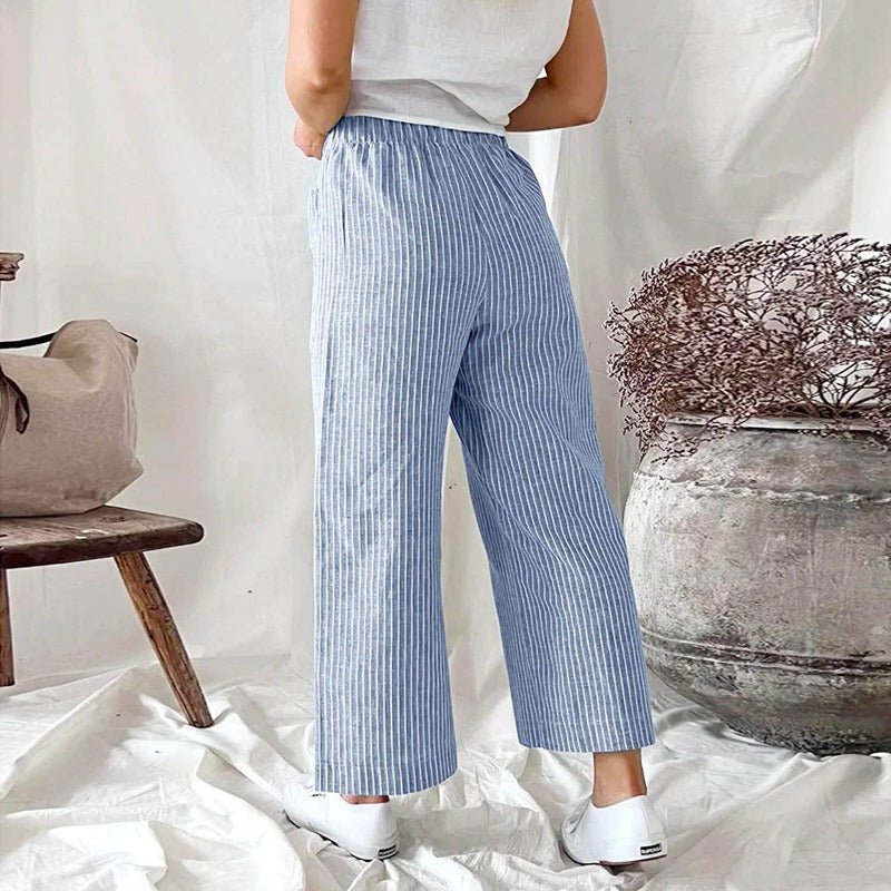 ELLA - Linen trousers