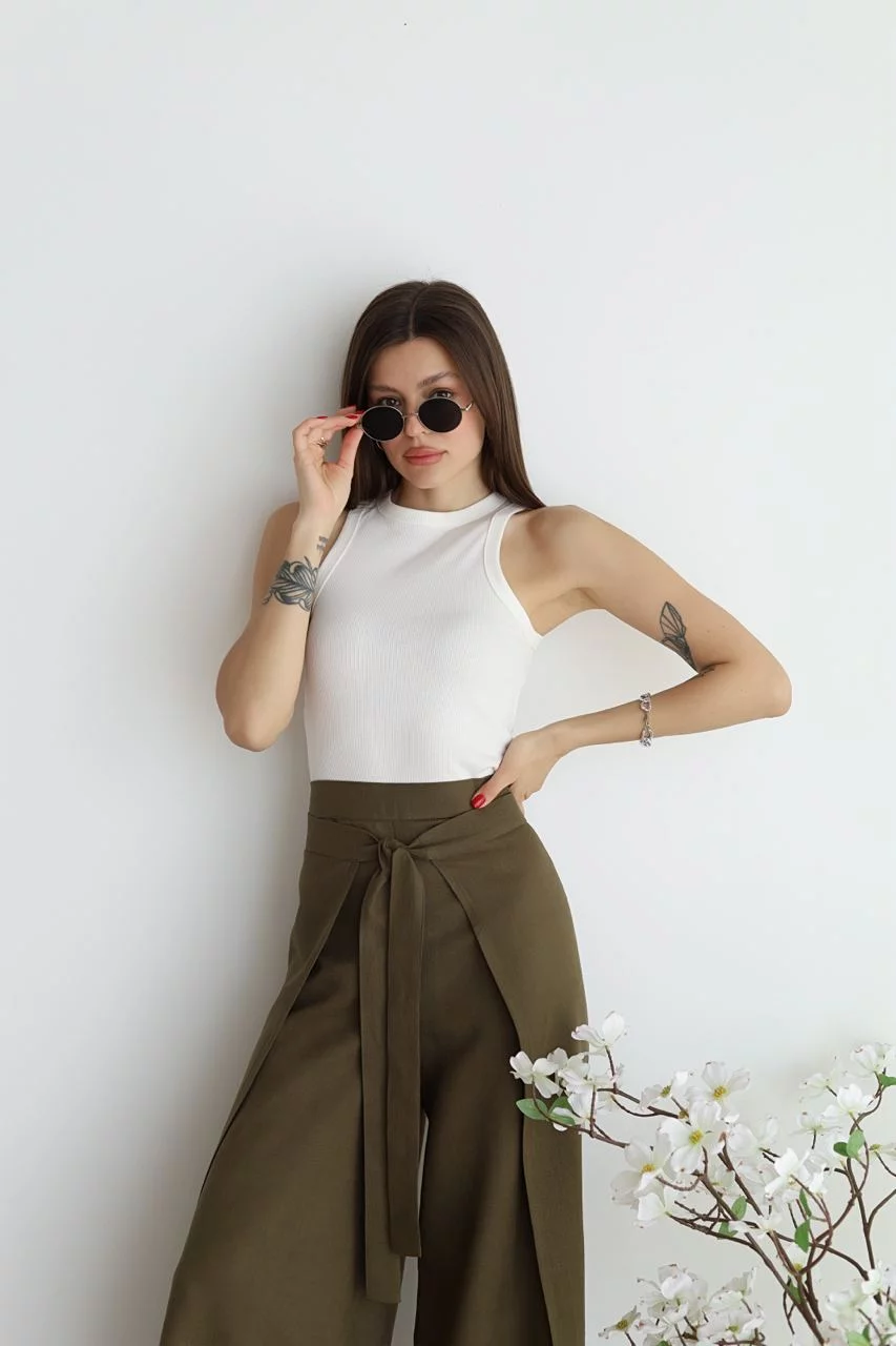 Acantha - Elegante Wijde Broek voor Vrouwen