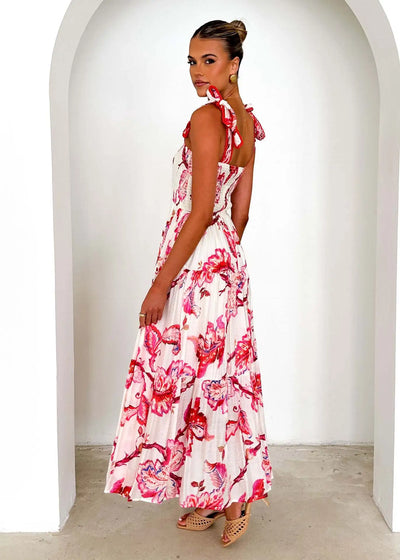 Amber - Casual strapless jurk met elastische tailleband