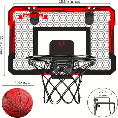 Mini Basketbalframe met Elektronisch Scorebord - BouncePro