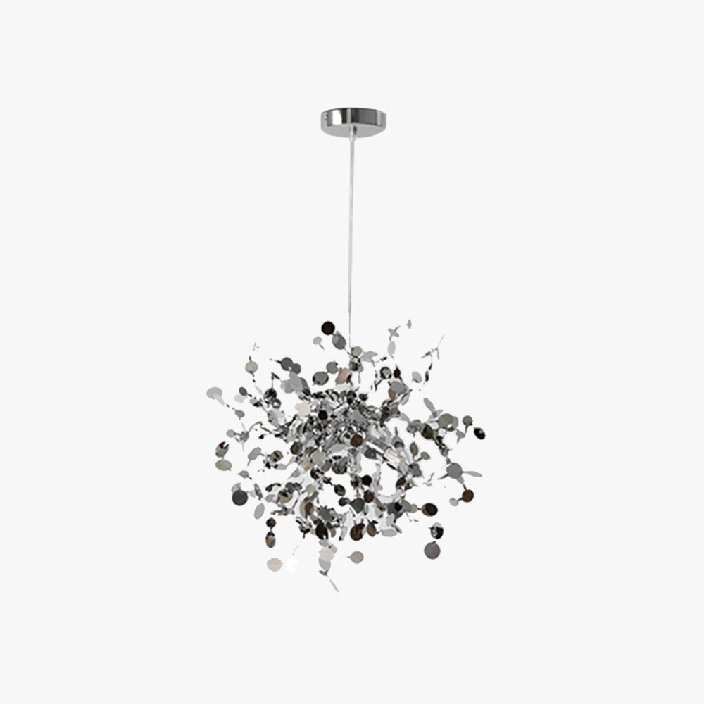 Durelia – Modern LED Chandelier with Gold and Silver Accents