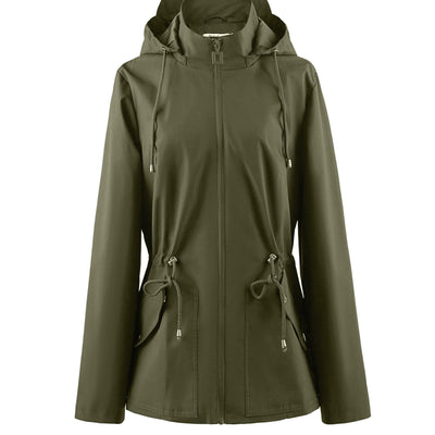 Emma | Waterproof fitted jacket with hood
