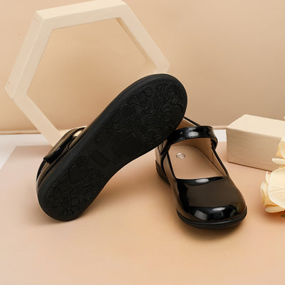 Elin | Elegant black ballet flats with bow