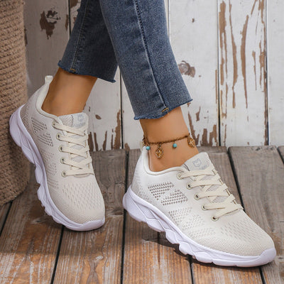 Joyce | Women's contrasting lace-up sneakers