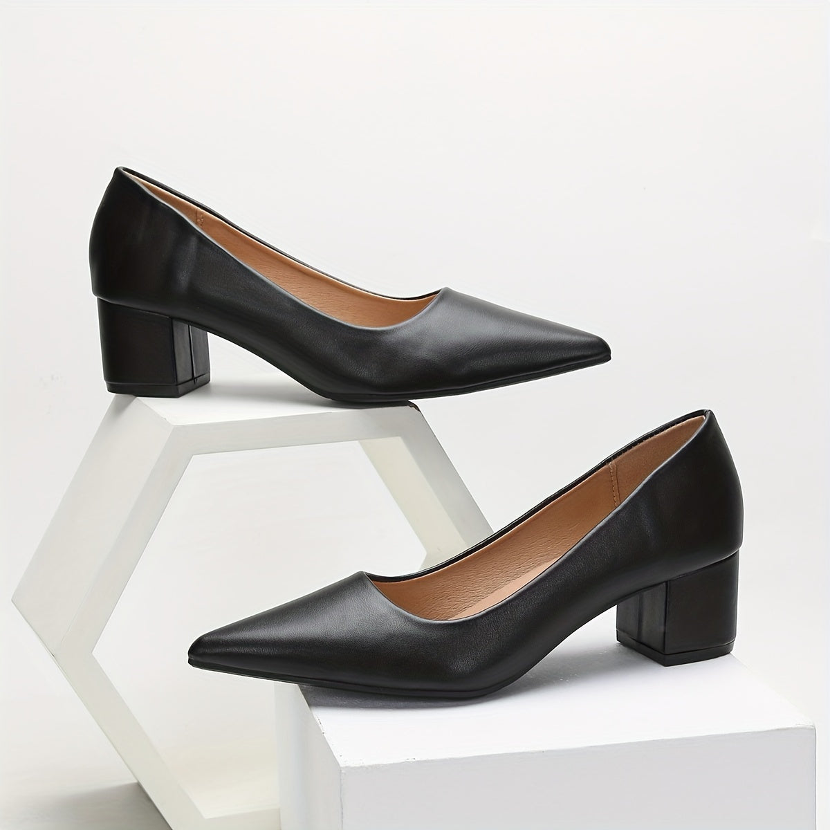 Elena | Sturdy women's heels with pointed toe