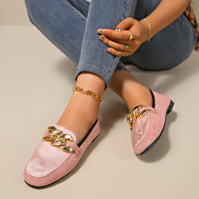Mocassins voor dames | Grote maat platte schoenen met zachte zool