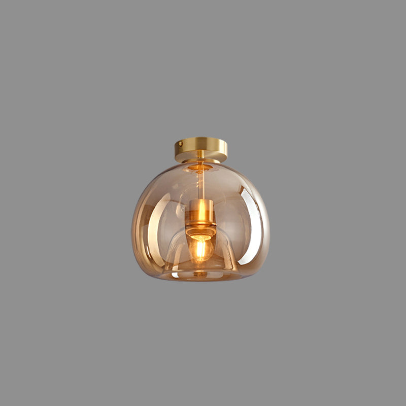 Sanna moderne ronde LED-plafondlamp goud/zwart metaal/glas slaapkamer/eetkamer/woonkamer