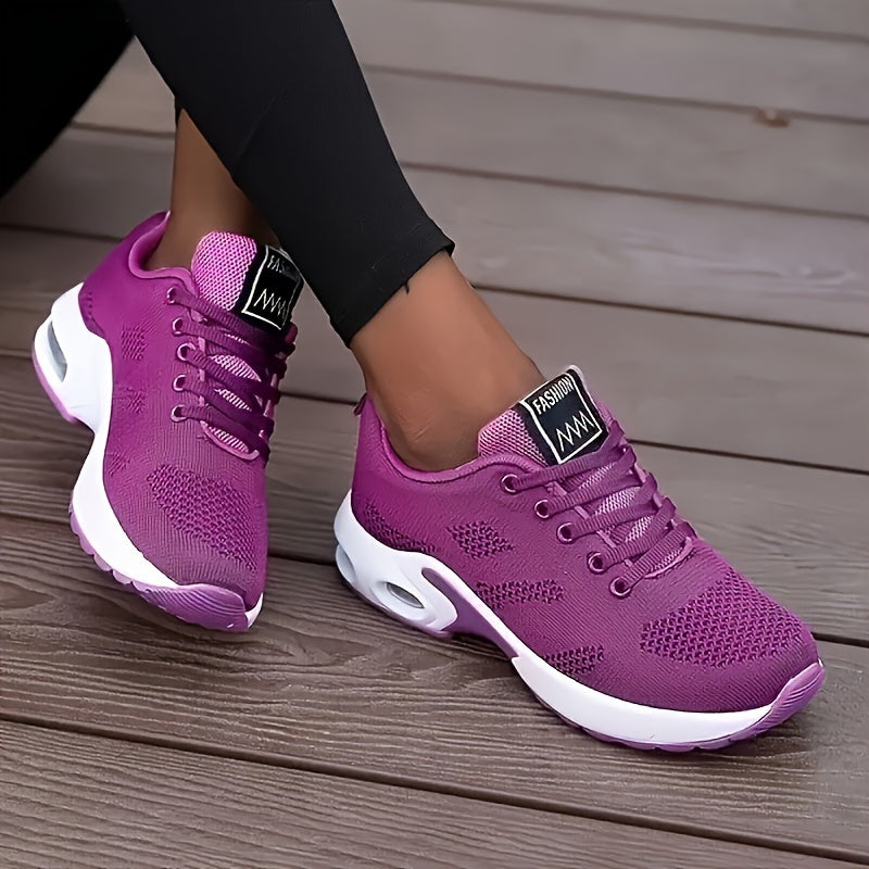 Sophie | Ademende lage dames wandelschoenen in effen kleur
