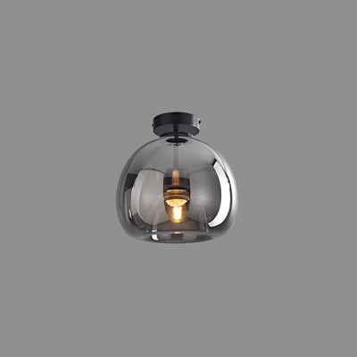 Sanna moderne ronde LED-plafondlamp goud/zwart metaal/glas slaapkamer/eetkamer/woonkamer