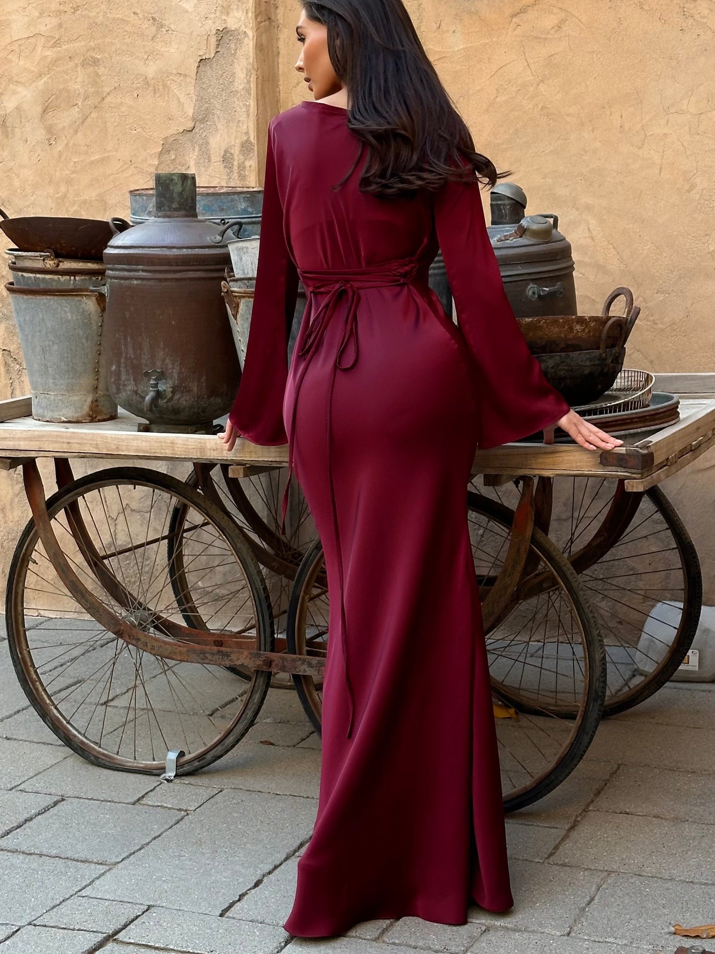 Merliah - Lange Mouwen Gown Voor Dames - Klassiek & Tijdloos