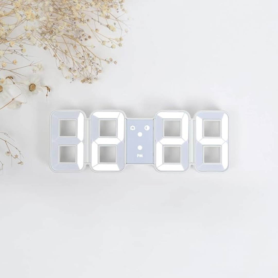 Vevora – 3D LED Digital Wall Clock With USB