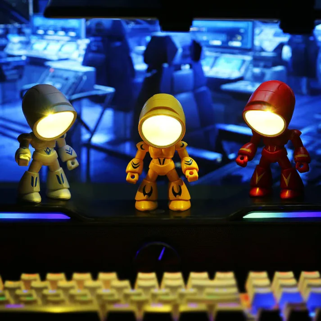 Novaryn – Modern Robot Inspired LED Table Lamp 1 Light