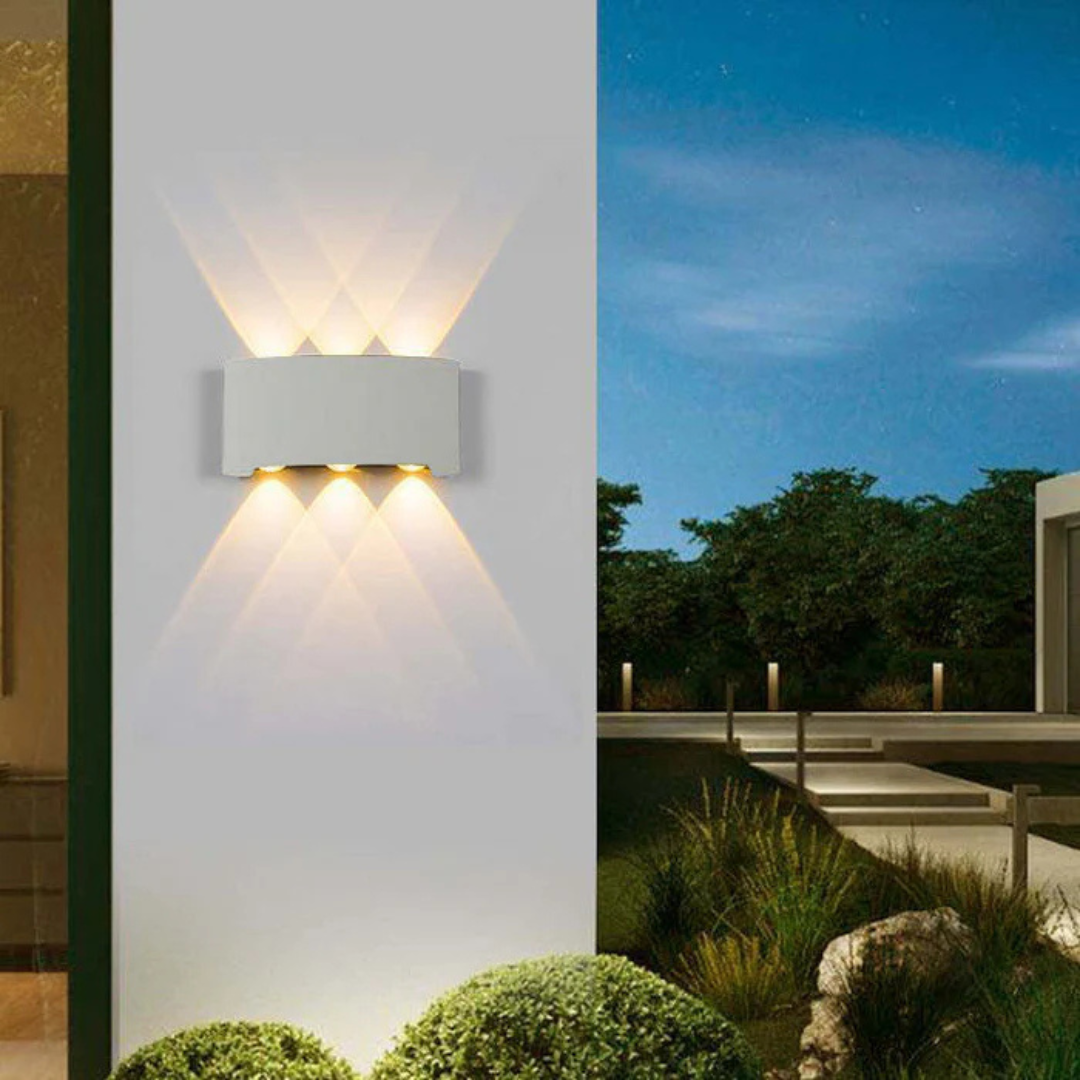 Rivik - Indoor Outdoor LED Wall Light IP54 Warm White