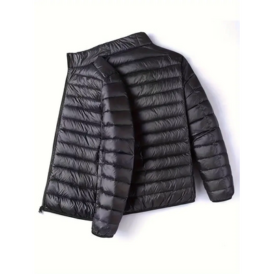 Kees - Lightweight warm jacket with zipper and stand-up collar