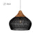 Solari - Japandi Boho Rattan Wood Pendant Light