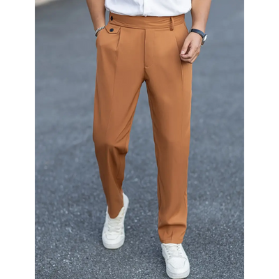 Steven - Vintage broek met knoopdetails