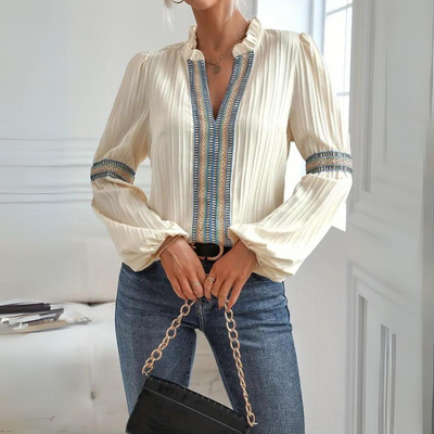 Angellica - Bescheiden Mouwblouse voor Vrouwen