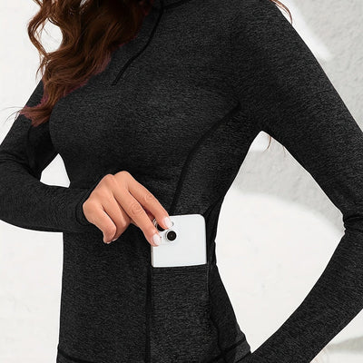 Elin | Cycling sweater with long sleeves and thumbholes