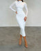 Edelynn - Chique Bodycon Jurk voor Vrouwen