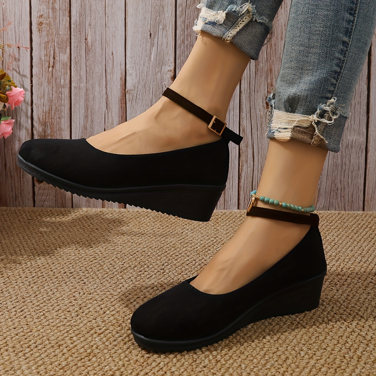 Lotte | Women's classic wedge loafers with comfortable PU sole