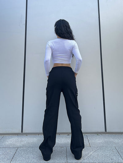 Noa | Rechte cargo broek