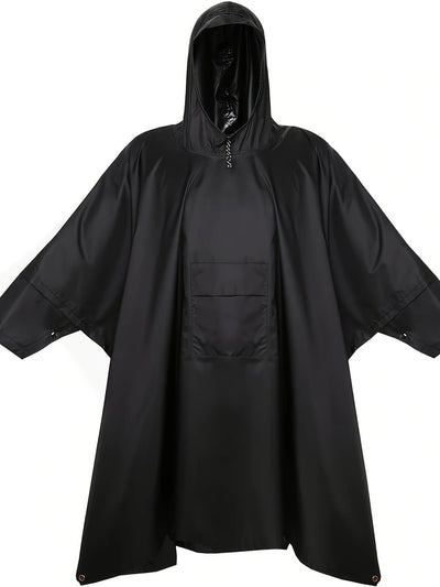 Sophie | Waterdichte lichtgewicht regenponcho met capuchon en zak