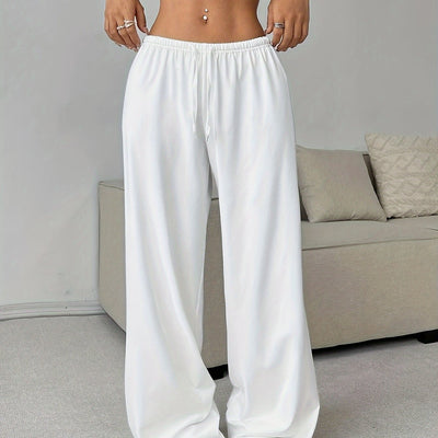 Elise | Women's casual wide-leg sweatpants in solid color