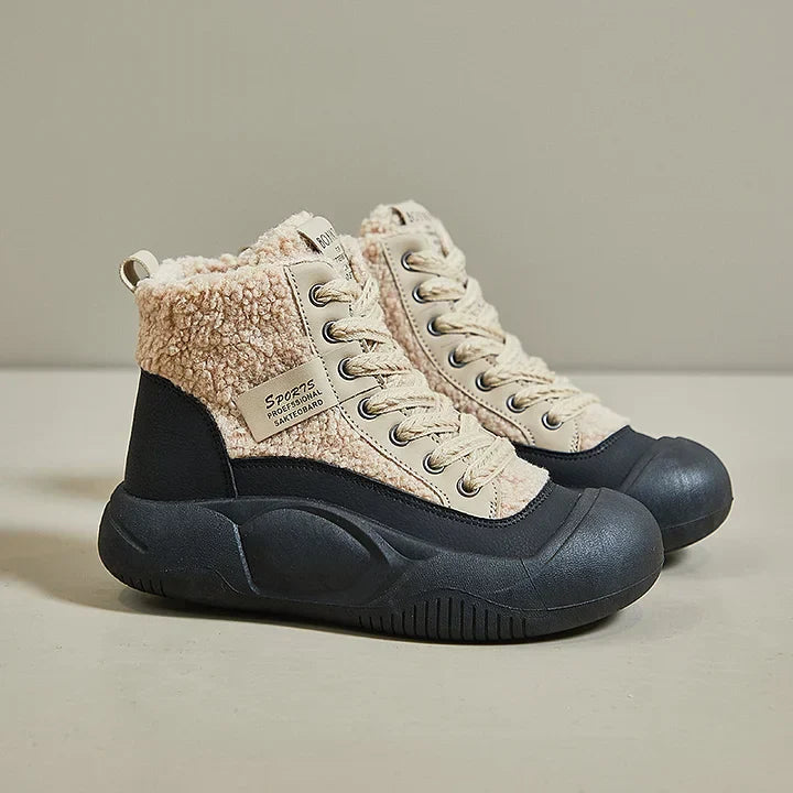 Lily - Trendy autumn ankle boots made of wool 