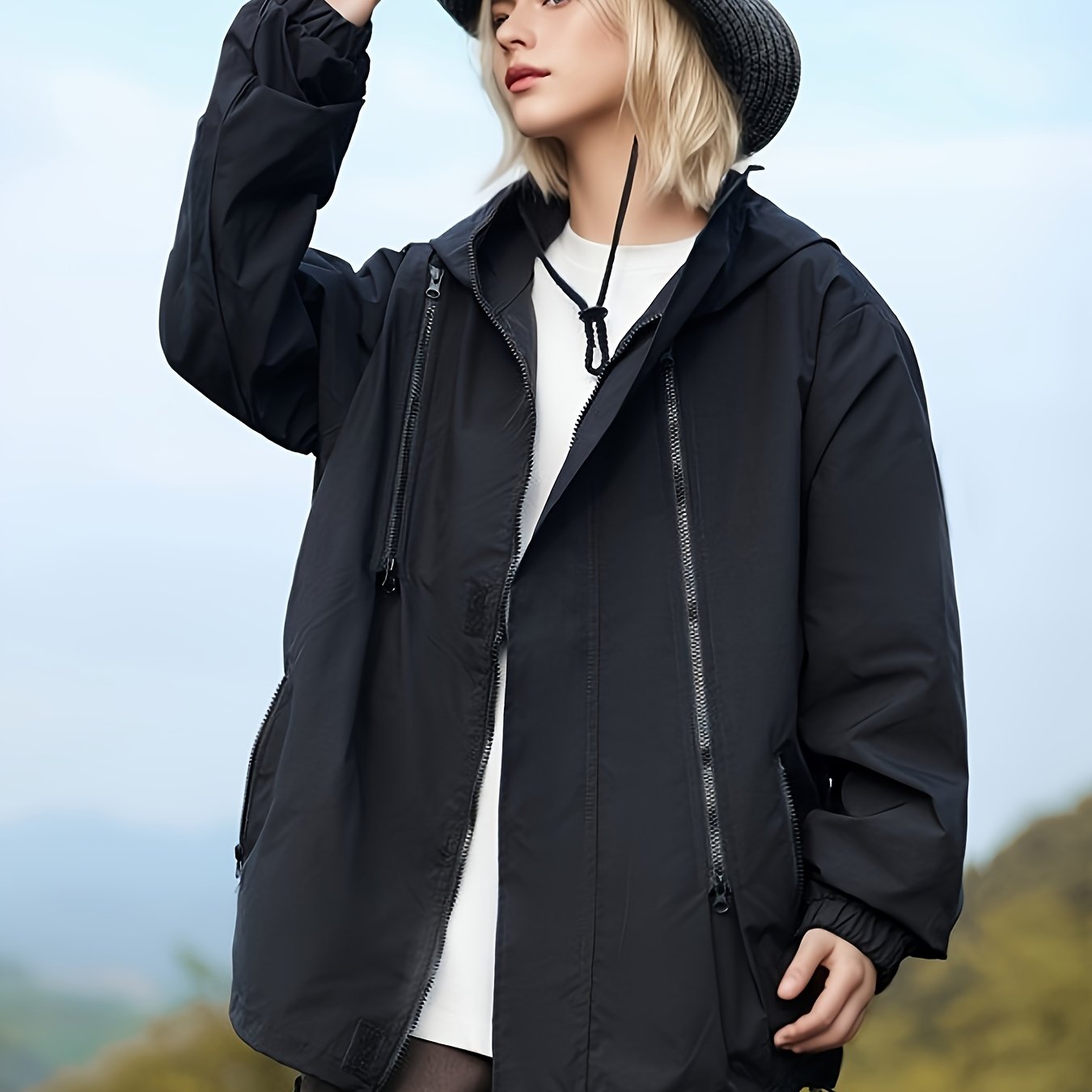 Sophie | Buitensportjas voor dames met capuchon