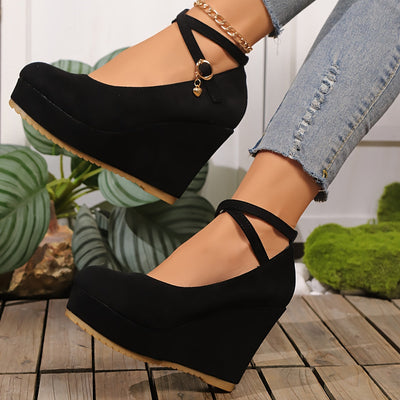 Elena | Elegant women's pumps with wedge heel
