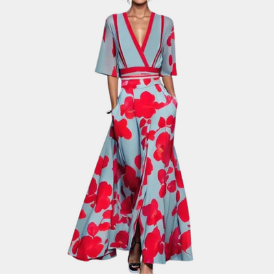 JANICE - Moderne Bloemenjurk voor Dames